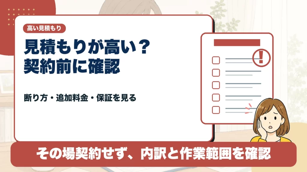 害獣駆除の見積もりが高いと感じたら？確認すべき項目と断り方のアイキャッチ画像